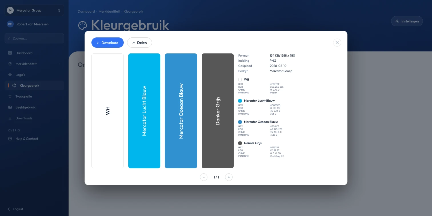 BrandHub screen 5