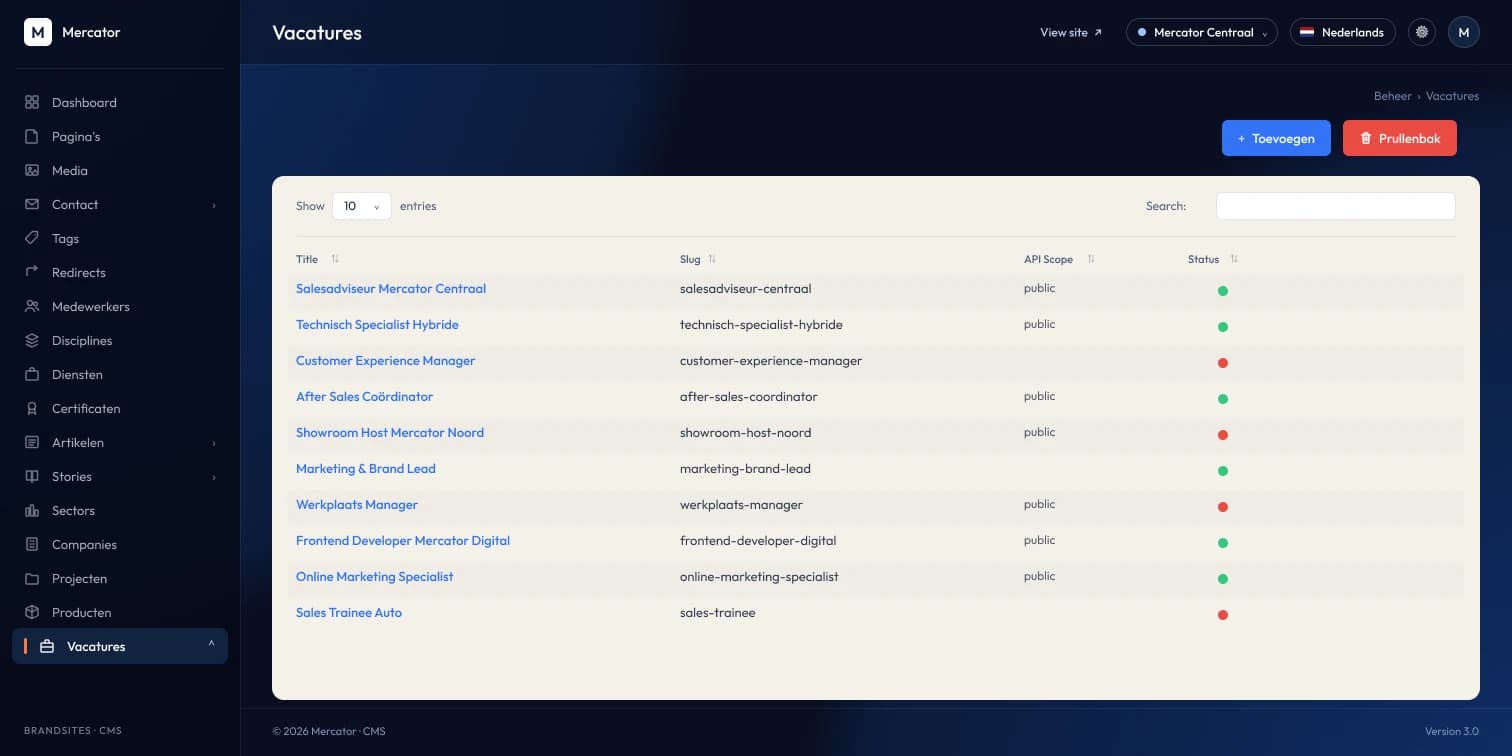 BrandSites screen 3